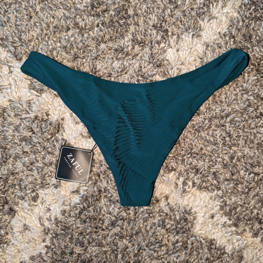 Zaful Teal L Bikini Bottoms